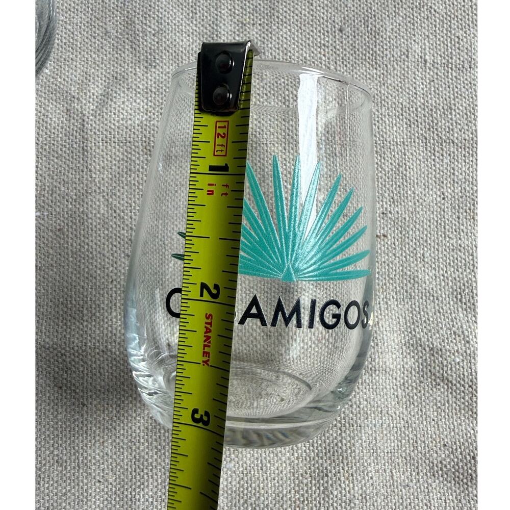 Casamigos Tequila Stemless Taster Wine Glasses 6 1/4 Oz Lot of 6 Gently Used - Picture 2 of 9